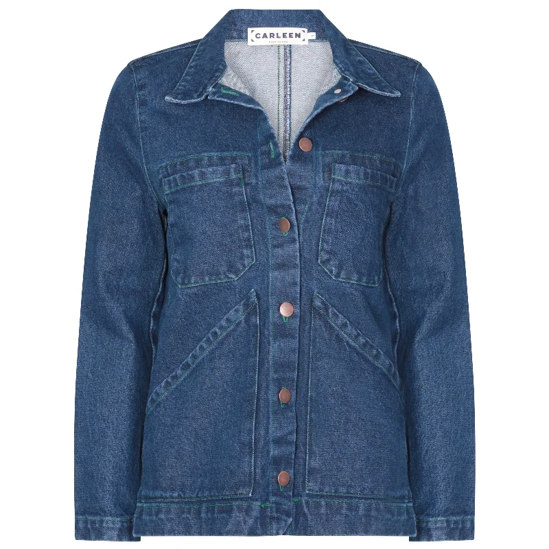 Carleen US Triangle Pocket Jacket Western Denim