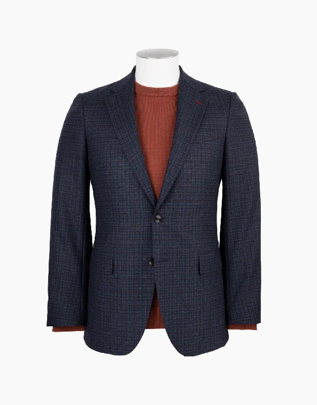 Rembrandt - Hawker Blue/Maroon Check Blazer