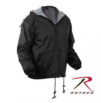 Reversible Lined Jacket With Hood