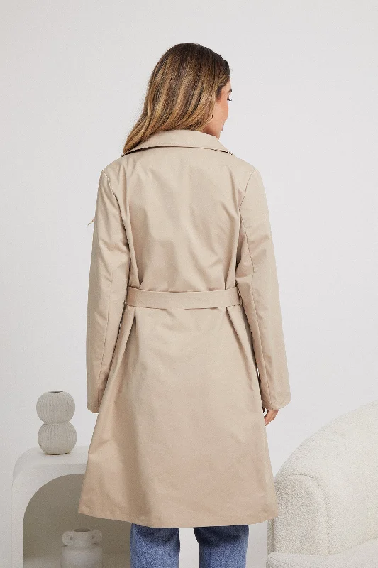 Serafine Trench Coat - Beige