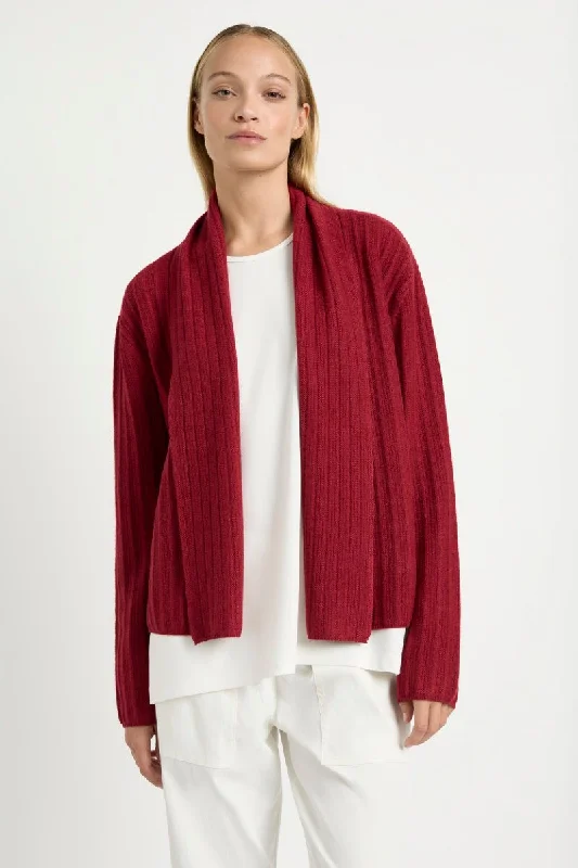 Shrug Jacket in Chilli Marl F132 9289 by Mela Purdie