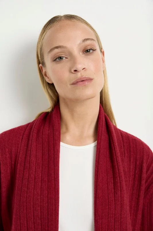 Shrug Jacket in Chilli Marl F132 9289 by Mela Purdie