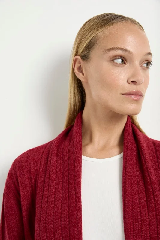 Shrug Jacket in Chilli Marl F132 9289 by Mela Purdie