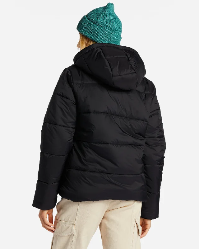 Transport Puffer Jacket - Black