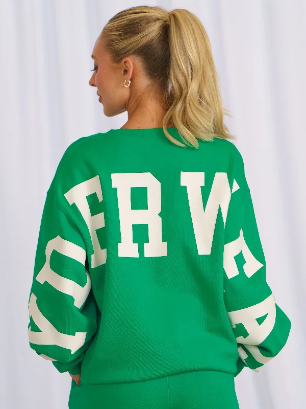 Unisex Collegiate Sweater - Green