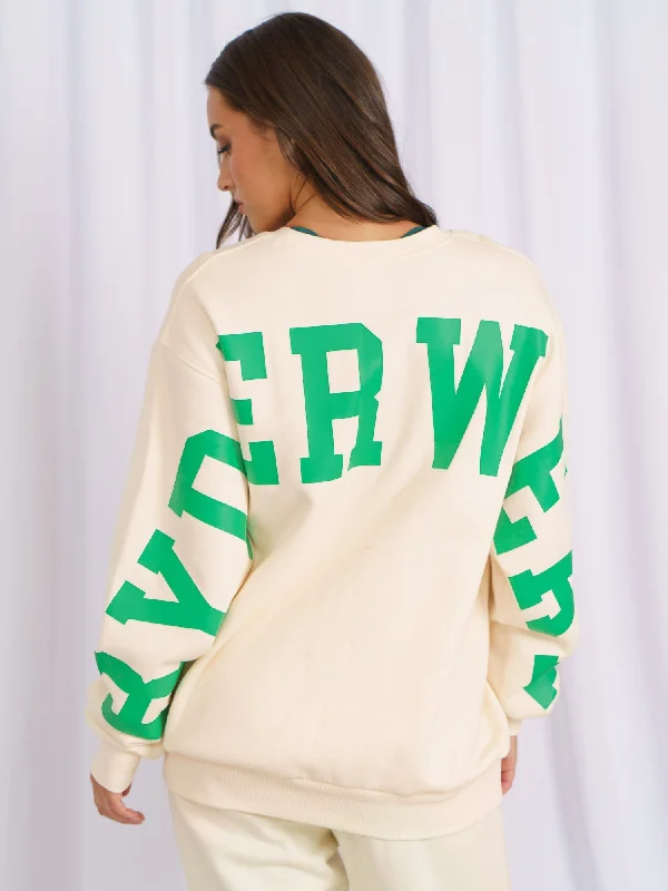 Unisex Collegiate Sweater - Vanilla