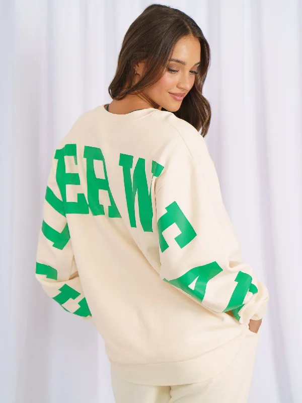 Unisex Collegiate Sweater - Vanilla