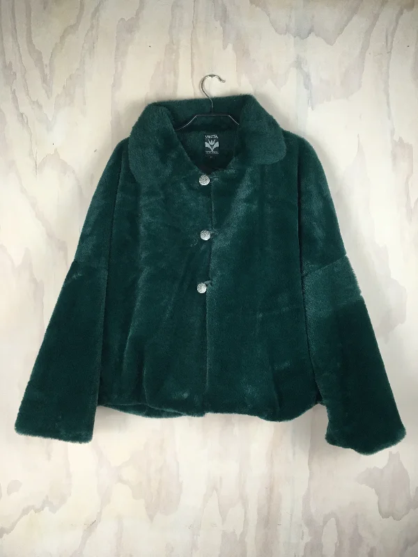 Vesta Fur Jacket - Jade Lined