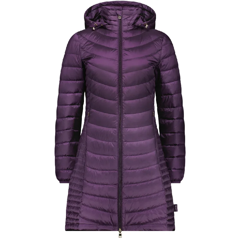 Womens Judy Packable Coat - Midnight Plum