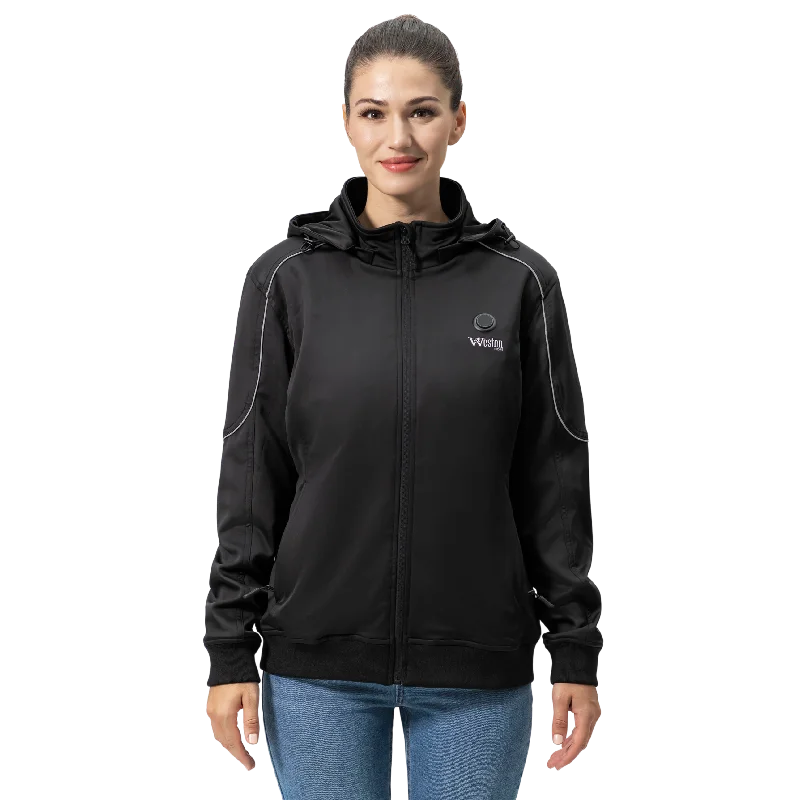 Women's Soft Shell Heated Track Jacket