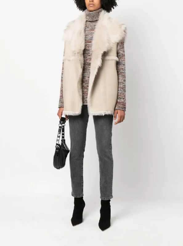 Yemi reversible shearling gilet